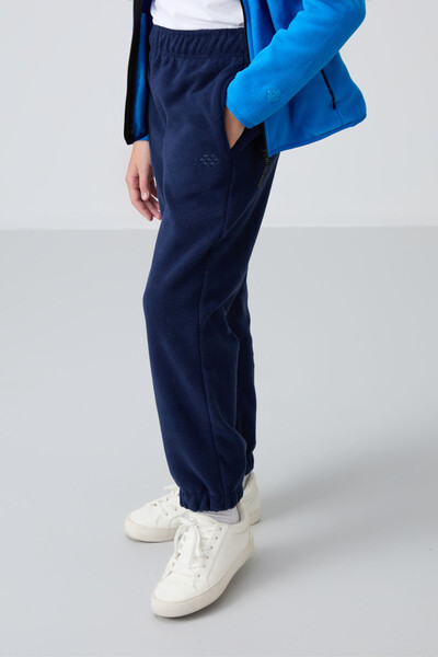 Tommylife Toptan 7-15 Yaş Jogger Standart Kalıp Kız Çocuk Eşofman Alt 75155 İndigo - Thumbnail