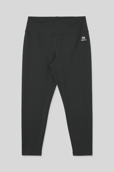 Tommylife Toptan Antrasit Yüksek Bel Toparlayıcı Battal Büyük Beden Kadın Tayt - 94650 - Thumbnail