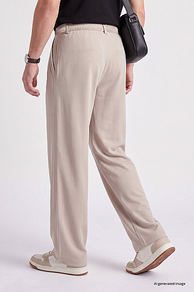 Tommylife Toptan Bej Rahat Form Erkek Palazzo Pantolon - 82199 - 5