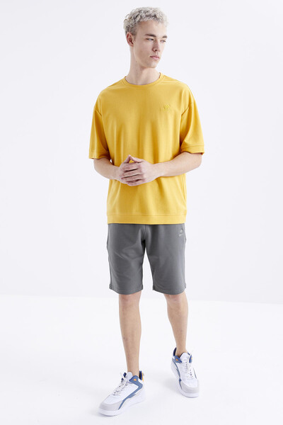 Tommylife Toptan Çağla Bağcıklı Standart Kalıp Basic Erkek Şort - 81212 - 3
