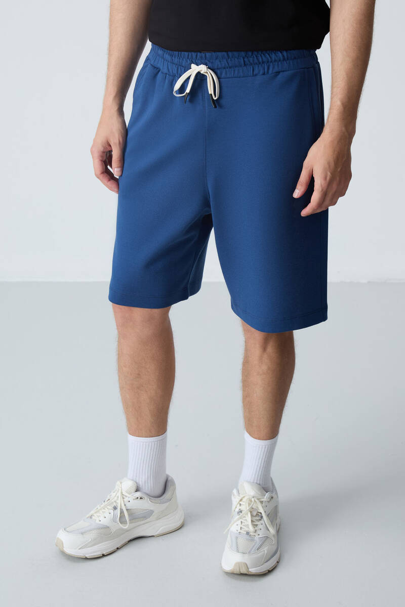 TommyLife - Tommylife Toptan Comfort Fit Basic Erkek Şort 81275 Parlament