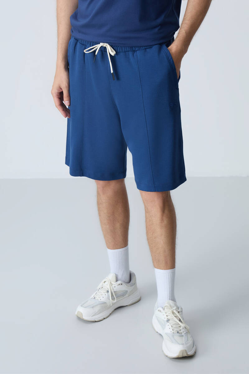 TommyLife - Tommylife Toptan Comfort Fit Basic Erkek Şort 81277 Parlament