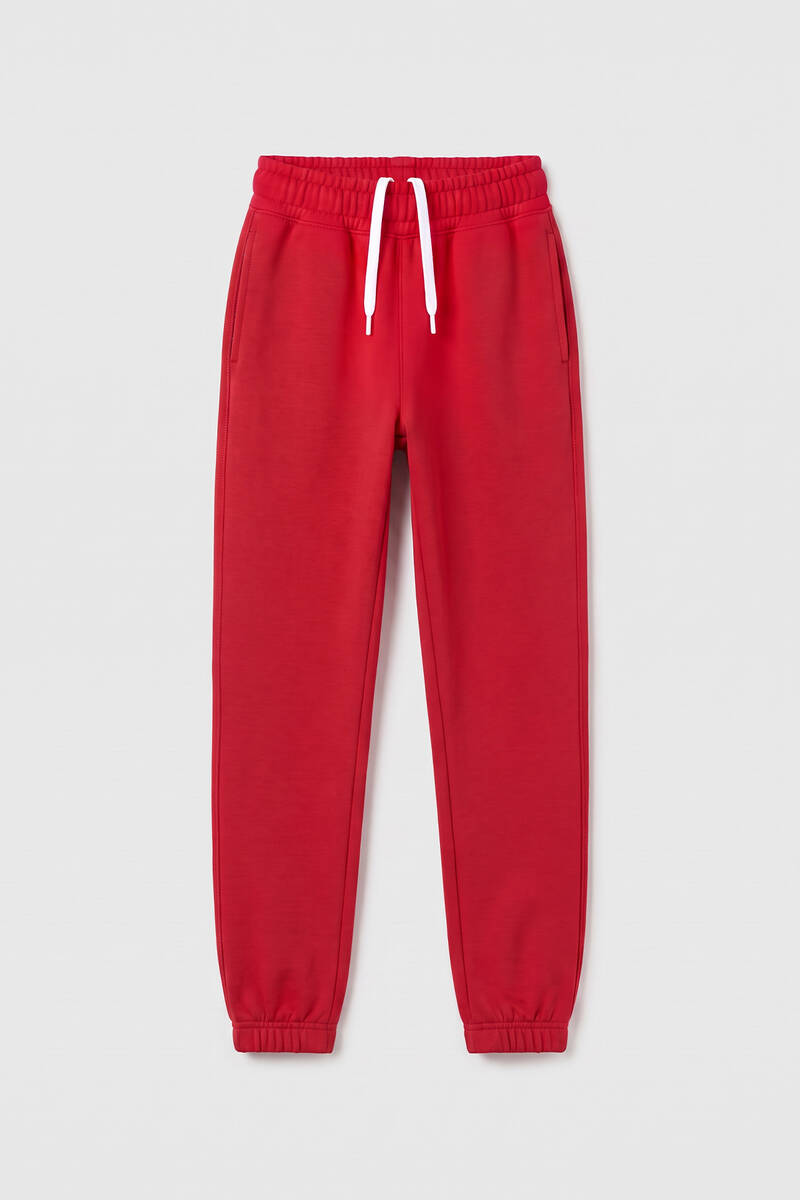 TOMMYLIFE - Tommylife Toptan Fiesta Standart Fit Basic Kız Çocuk Eşofman Alt - 75194