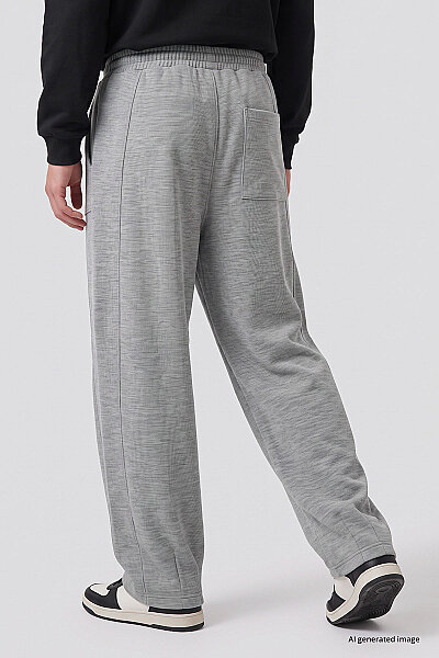 Tommylife Toptan Gri Melanj Balon Fit Erkek Eşofman Alt - 82205 - 6
