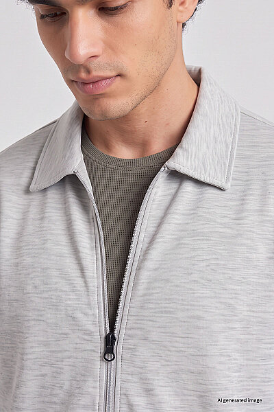 Tommylife Toptan Gri Rahat Form Erkek Ceket - 88494 - 3