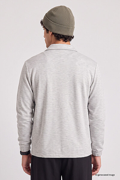 Tommylife Toptan Gri Rahat Form Erkek Ceket - 88494 - 5