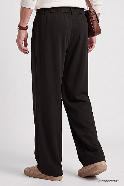 Tommylife Toptan Kahverengi Rahat Form Erkek Palazzo Pantolon - 82199 - 5