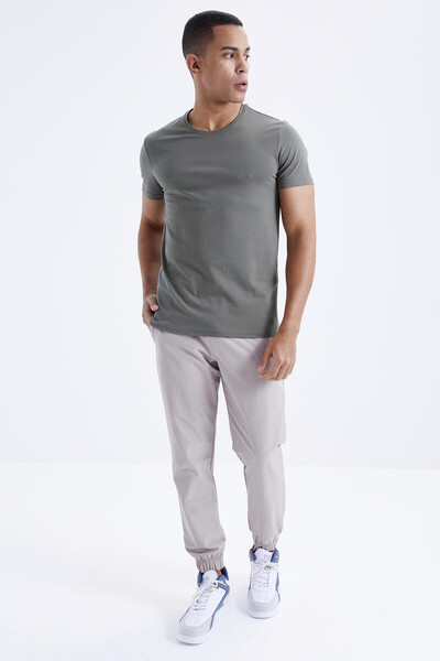 Tommylife Toptan O Yaka Standart Kalıp Basic Erkek T-Shirt 87911 Çağla - 4