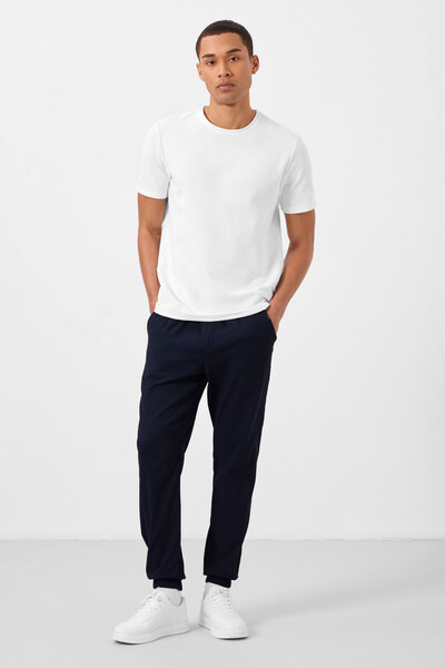 Tommylife Toptan Standart Fit Dokuma Hafif Esnek Chino Erkek Pantolon 82176 Lacivert - Thumbnail