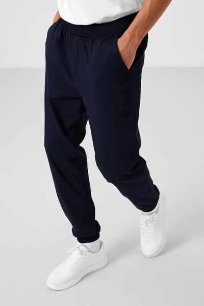 Tommylife Toptan Standart Fit Dokuma Hafif Esnek Chino Erkek Pantolon 82176 Lacivert - Thumbnail