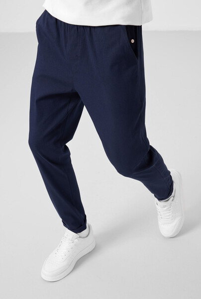 Tommylife Toptan Standart Fit Dokuma Hafif Esnek Chino Erkek Pantolon 82178 Lacivert - Thumbnail