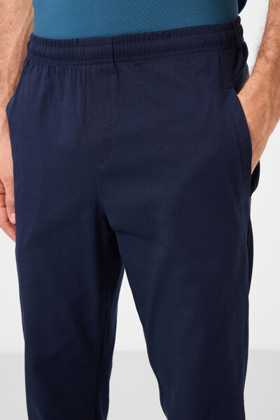 Tommylife Toptan Standart Fit Dokuma Hafif Esnek Chino Erkek Pantolon 82179 Lacivert - Thumbnail
