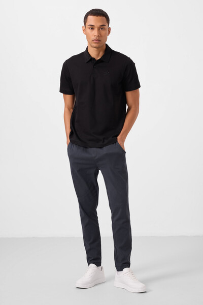 Tommylife Toptan Standart Fit Dokuma Hafif Esnek Chino Erkek Pantolon 82180 Gri - Thumbnail
