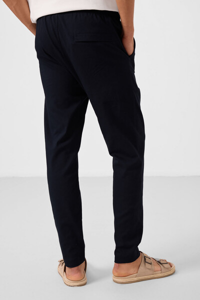 Tommylife Toptan Standart Fit Dokuma Hafif Esnek Chino Erkek Pantolon 82180 Lacivert - Thumbnail