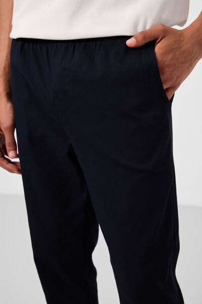Tommylife Toptan Standart Fit Dokuma Hafif Esnek Chino Erkek Pantolon 82180 Lacivert - Thumbnail