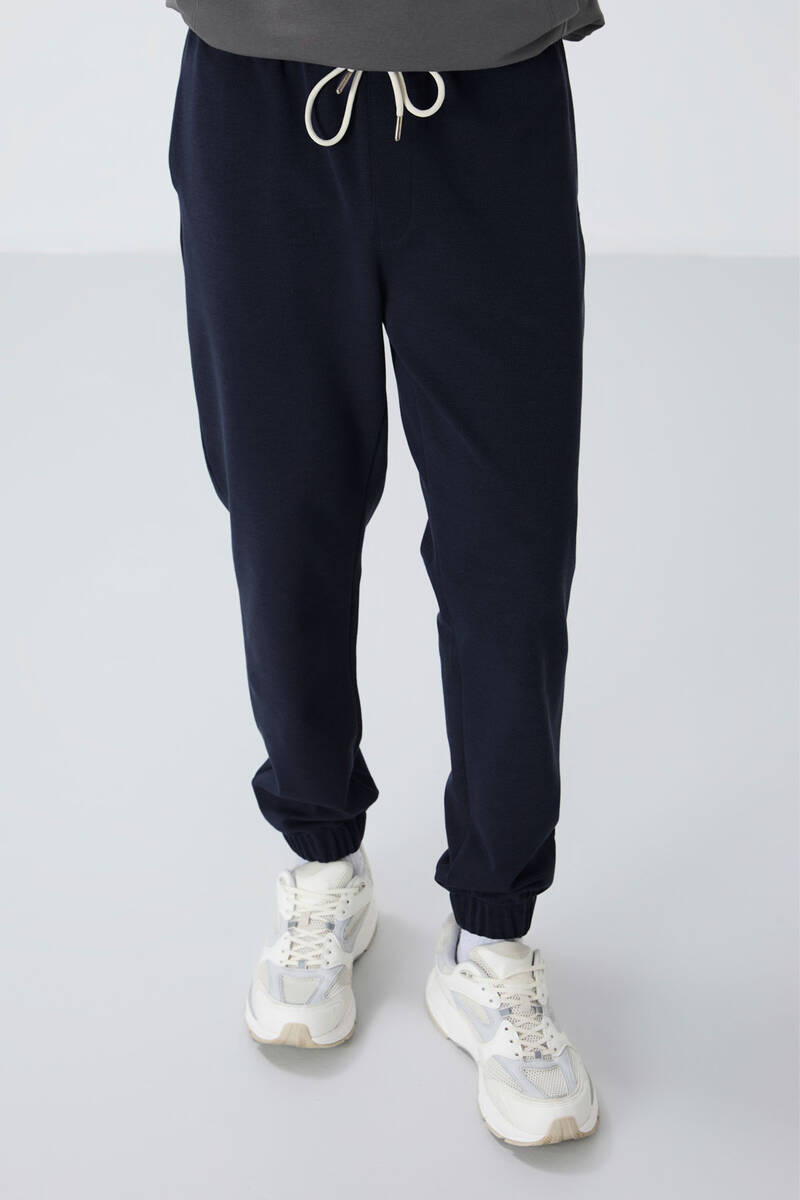 TOMMYLIFE - Tommylife Toptan Standart Kalıp Jogger Erkek Eşofman Alt 82156 Parlament