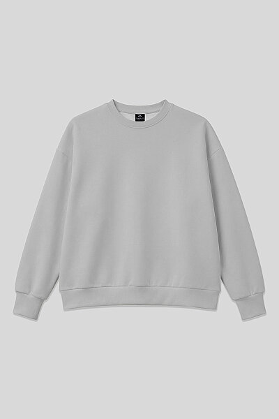 Tommylife Toptan Taş Basic O Yaka Oversize Kadın Sweatshirt - 97053 - 3