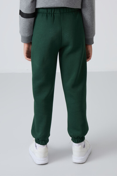 Tommylife Wholesale 7-15 Age Jogger Standard Fit Boys' Sweatpants 11225 Pine Green - Thumbnail