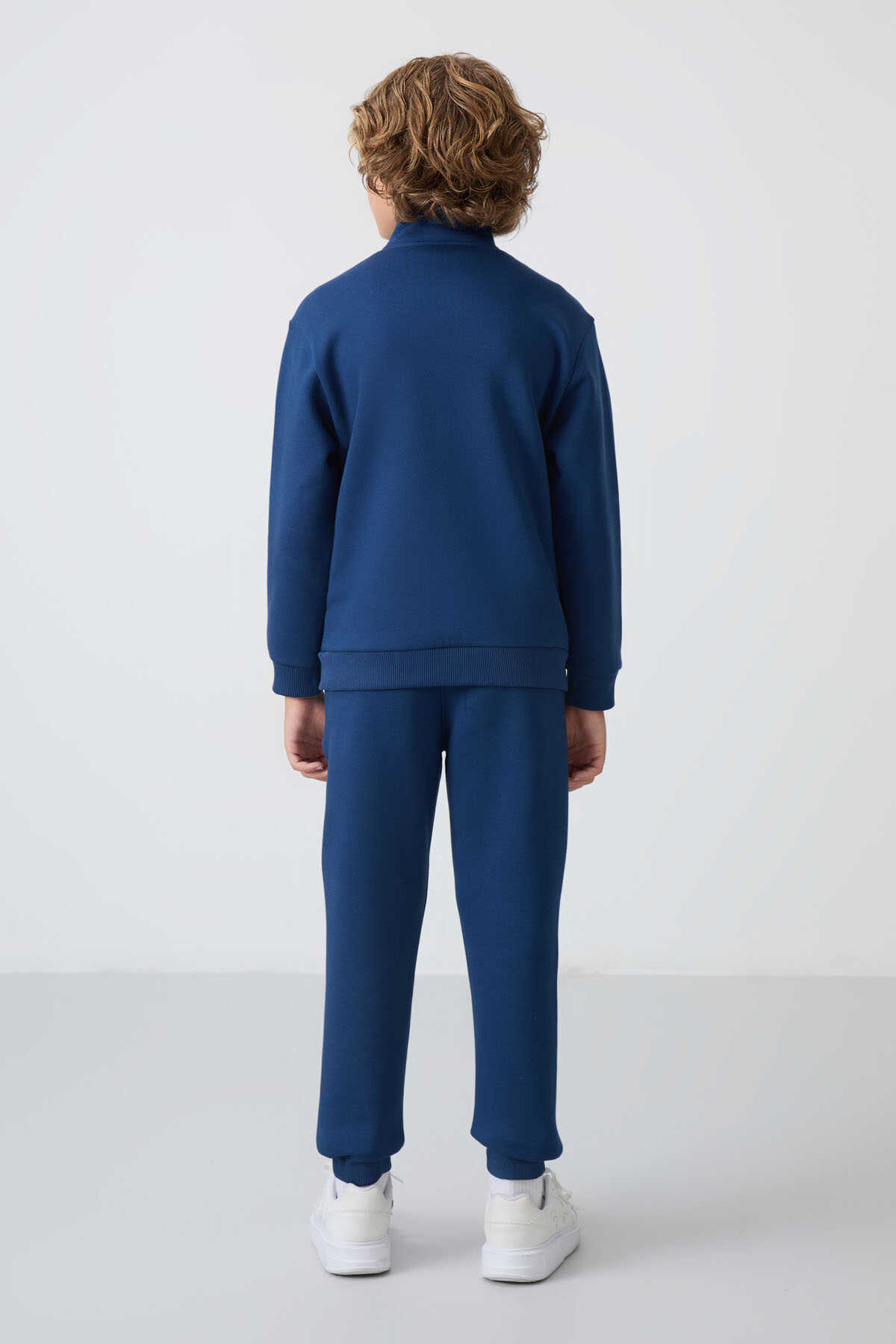 Tommylife Wholesale 7-15 Age Stand Collar Boys' Tracksuit Set 11256 Parliament - 9