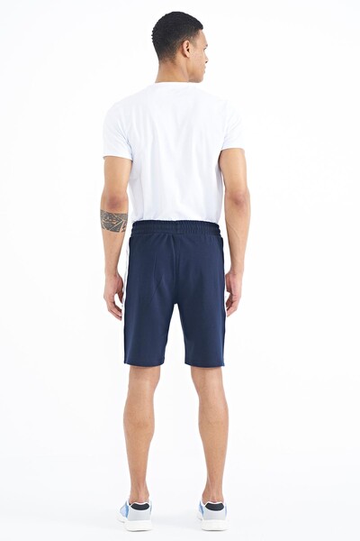 Tommylife Wholesale Alfred Standard Fit Men's Shorts 81244 Indigo - Thumbnail