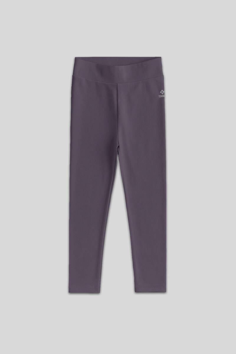 TOMMYLIFE - Tommylife Wholesale Amethyst High Waisted Skinny Leg Girl's Leggings - 75047