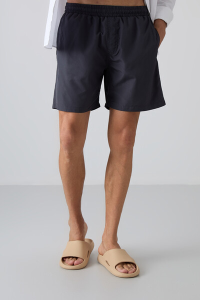 Tommylife Wholesale Anthracite Standard Fit Men's Swim Shorts - 81237 - Thumbnail