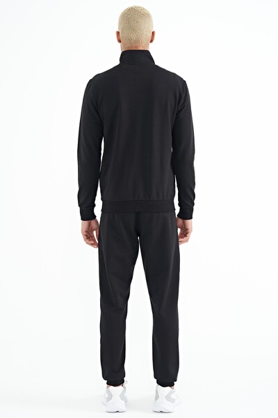 Tommylife Wholesale Anton Standard Fit Basic Men's Tracksuit Set 85178 Black - Thumbnail