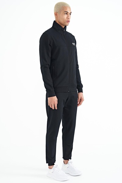 Tommylife Wholesale Anton Standard Fit Basic Men's Tracksuit Set 85178 Navy Blue - Thumbnail