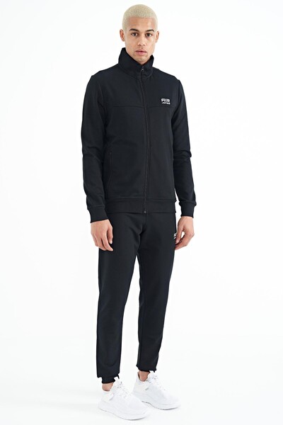 Tommylife Wholesale Anton Standard Fit Basic Men's Tracksuit Set 85178 Navy Blue - Thumbnail