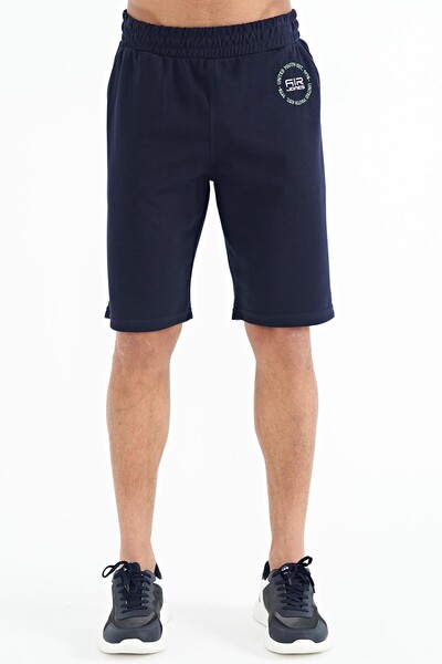 Tommylife Wholesale Antony Standard Fit Men's Shorts 81247 Indigo - Thumbnail