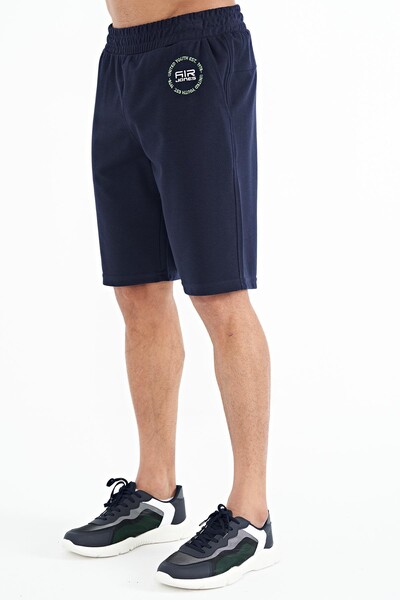 Tommylife Wholesale Antony Standard Fit Men's Shorts 81247 Indigo - Thumbnail