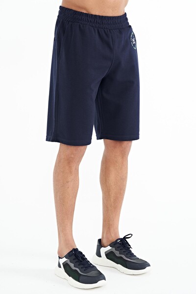 Tommylife Wholesale Antony Standard Fit Men's Shorts 81247 Indigo - Thumbnail