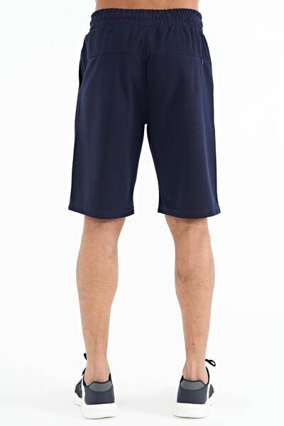 Tommylife Wholesale Antony Standard Fit Men's Shorts 81247 Indigo - Thumbnail