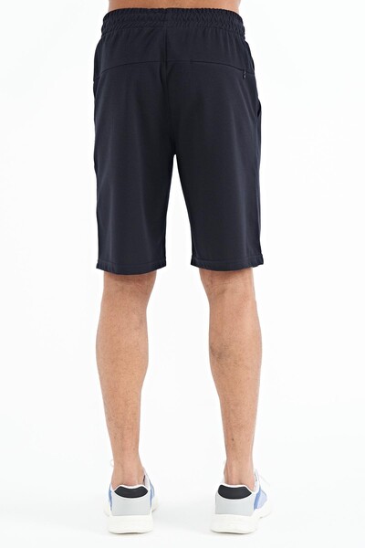 Tommylife Wholesale Antony Standard Fit Men's Shorts 81247 Navy Blue - Thumbnail