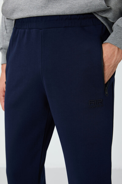 Tommylife Wholesale Barry Standard Fit Jogger Men's Sweatpants 84984 Indigo - Thumbnail