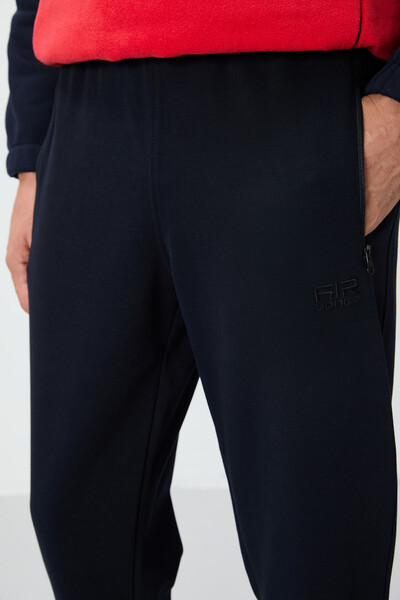 Tommylife Wholesale Barry Standard Fit Jogger Men's Sweatpants 84984 Navy Blue - Thumbnail