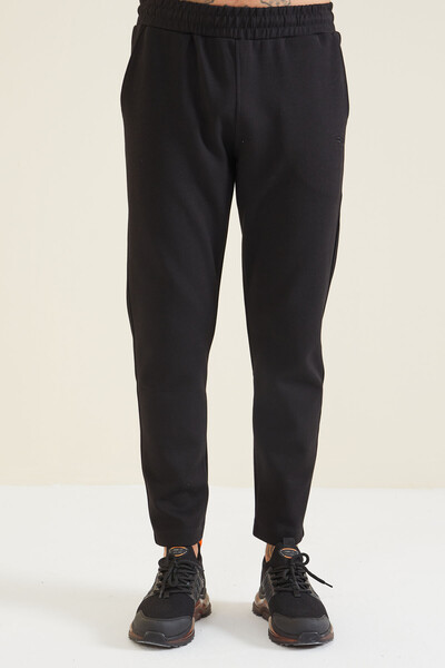 Tommylife Wholesale Black Back Hidden Pocket Detailed Men's Sweatpants - 84983 - Thumbnail