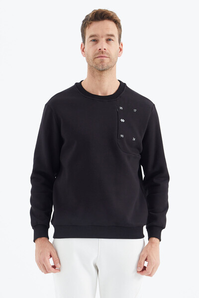 Tommylife Wholesale Black Boys' Sweatshirt - 88292 - Thumbnail