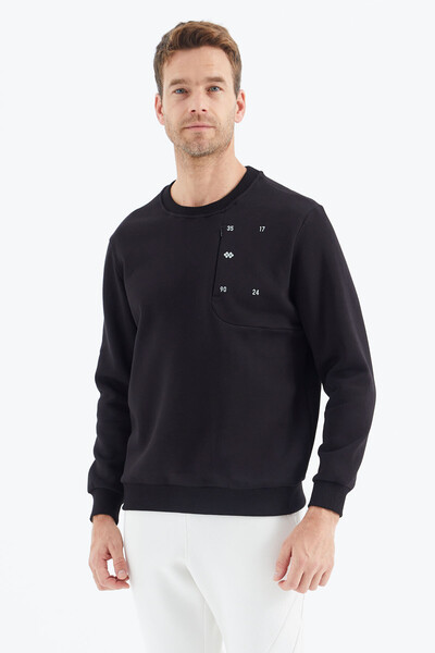 Tommylife Wholesale Black Boys' Sweatshirt - 88292 - Thumbnail