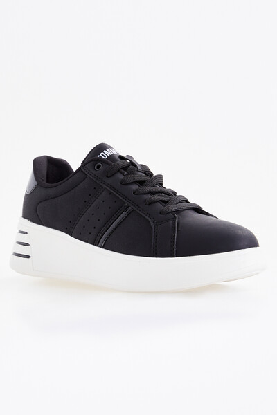 Tommylife Wholesale Black Daily Women's Sneakers - 89071 - Thumbnail