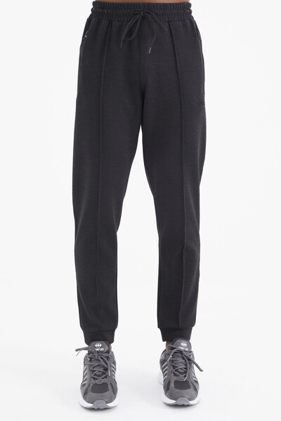 Tommylife Wholesale Black Darian Men's Jogger Sweatpants - 82113 - Thumbnail