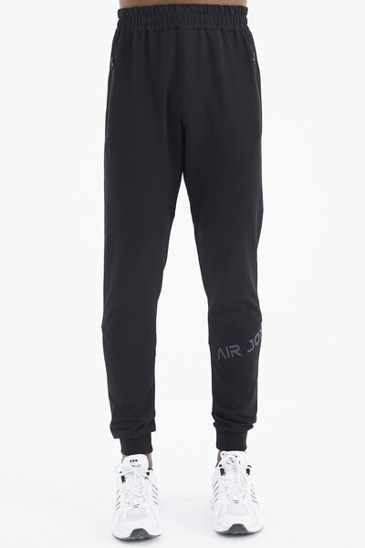 Tommylife Wholesale Black Gale Jogger Men's Sweatpants - 82111 - Thumbnail