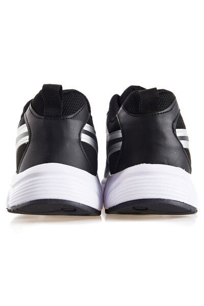 Tommylife Wholesale Black High Sole Faux Leather Men's Sneakers - 89121 - Thumbnail
