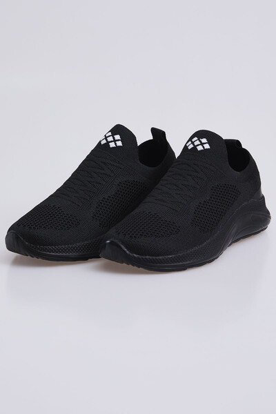 Tommylife Wholesale Black Laceless Women's Sneakers - 89207 - Thumbnail