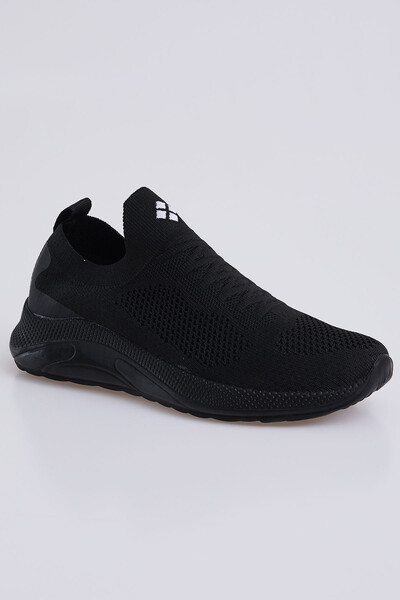 Tommylife Wholesale Black Laceless Women's Sneakers - 89207 - Thumbnail