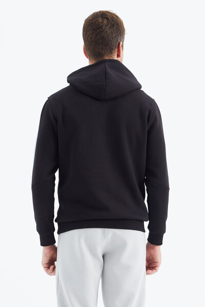 Tommylife Wholesale Black Men's Sweatshirt - 88312 - Thumbnail