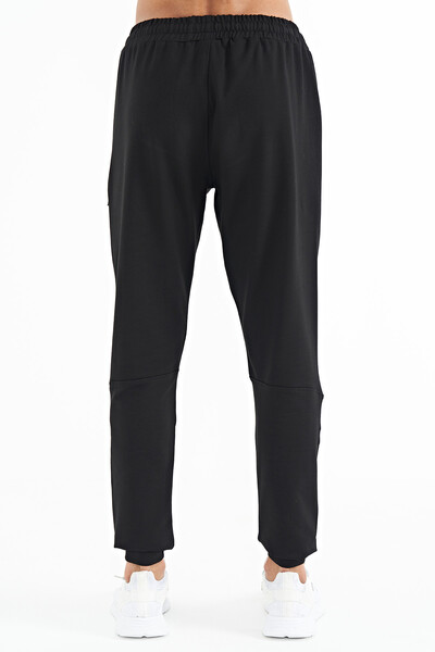 Tommylife Wholesale Black Standard Fit Men's Jogger Sweatpants - 84960 - Thumbnail