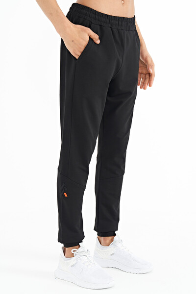 Tommylife Wholesale Black Standard Fit Men's Jogger Sweatpants - 84960 - Thumbnail