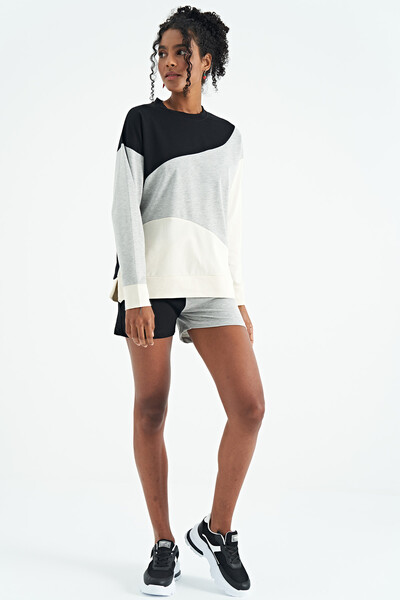 Tommylife Wholesale Black Standard Fit Women's Shorts - 02155 - Thumbnail