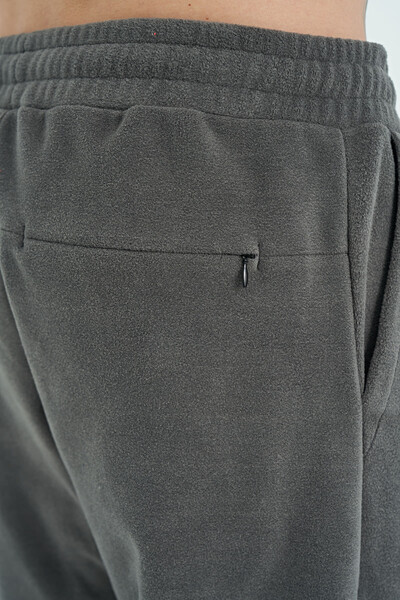 Tommylife Wholesale Blaine Standard Fit Men's Fleece Sweatpants 82108 Dark Gray - Thumbnail